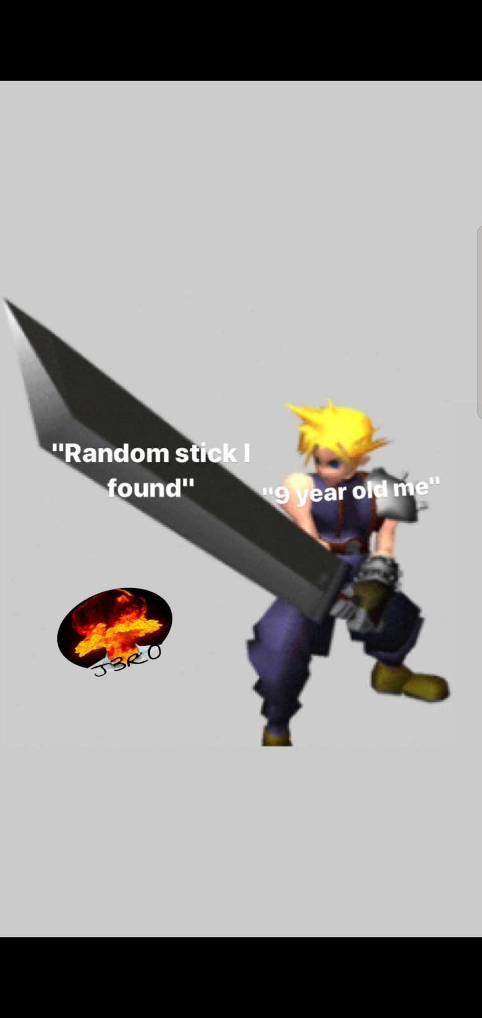 My stick that I found. - meme
