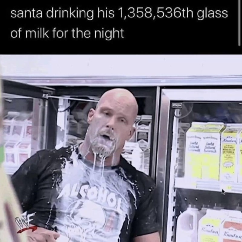 "Milk" sure santa... - meme