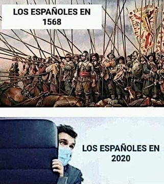 España antes vs ahora - meme