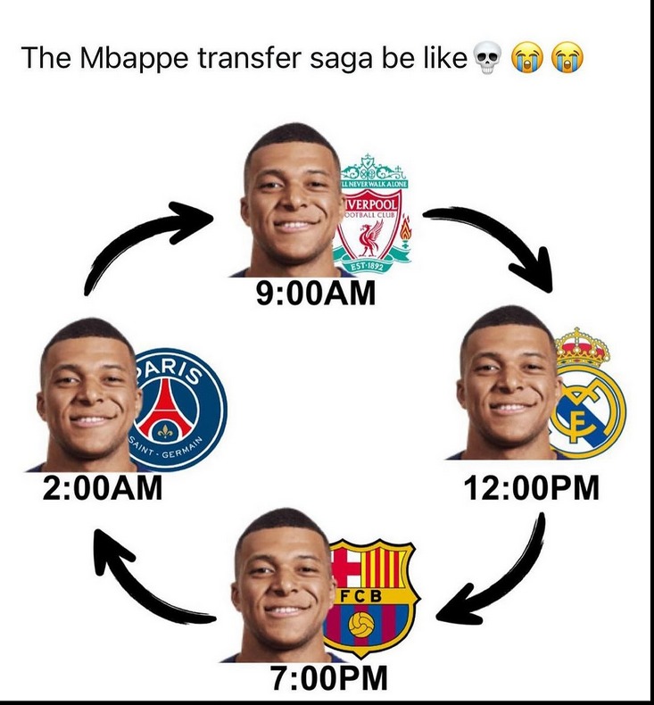 mbappé ciclo - meme