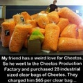 Weird love for Cheetos