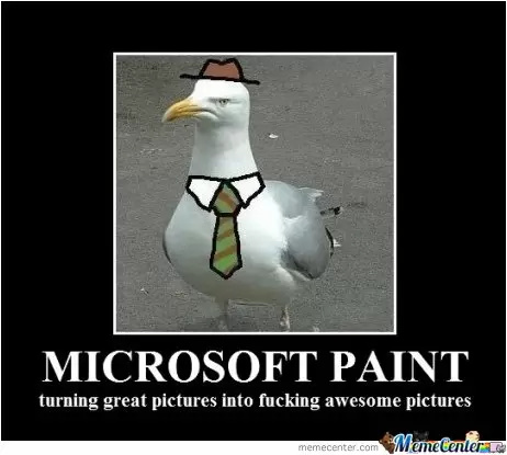 Paint will always be a legend - meme
