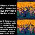 MrBeast fans meme