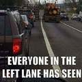 Everyone in the left lane has seen final destination