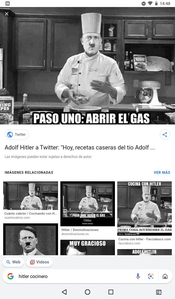 Hitler cocinero - meme
