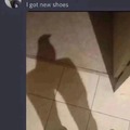 Bird got new shoes