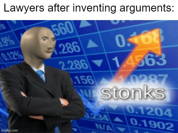 Lawyers stonks - meme