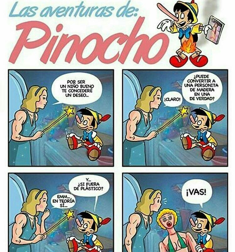 Pinocho es un locuelo - meme