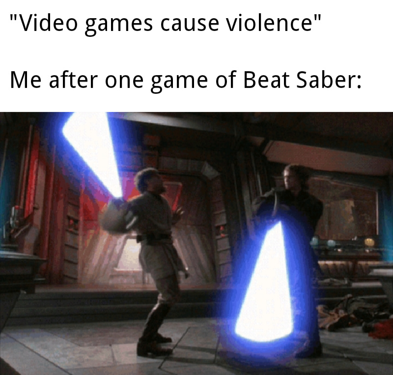 Beat saber - meme