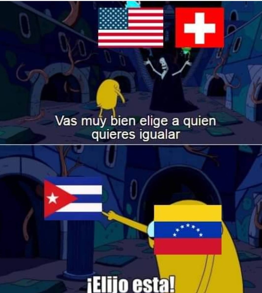 Venezuela arruinando Venezuela - meme