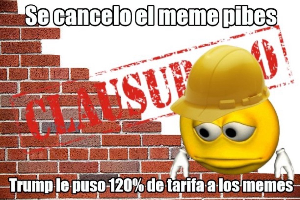 por los aranceles - meme