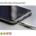 Only 90's will remember the aux cord for iphone