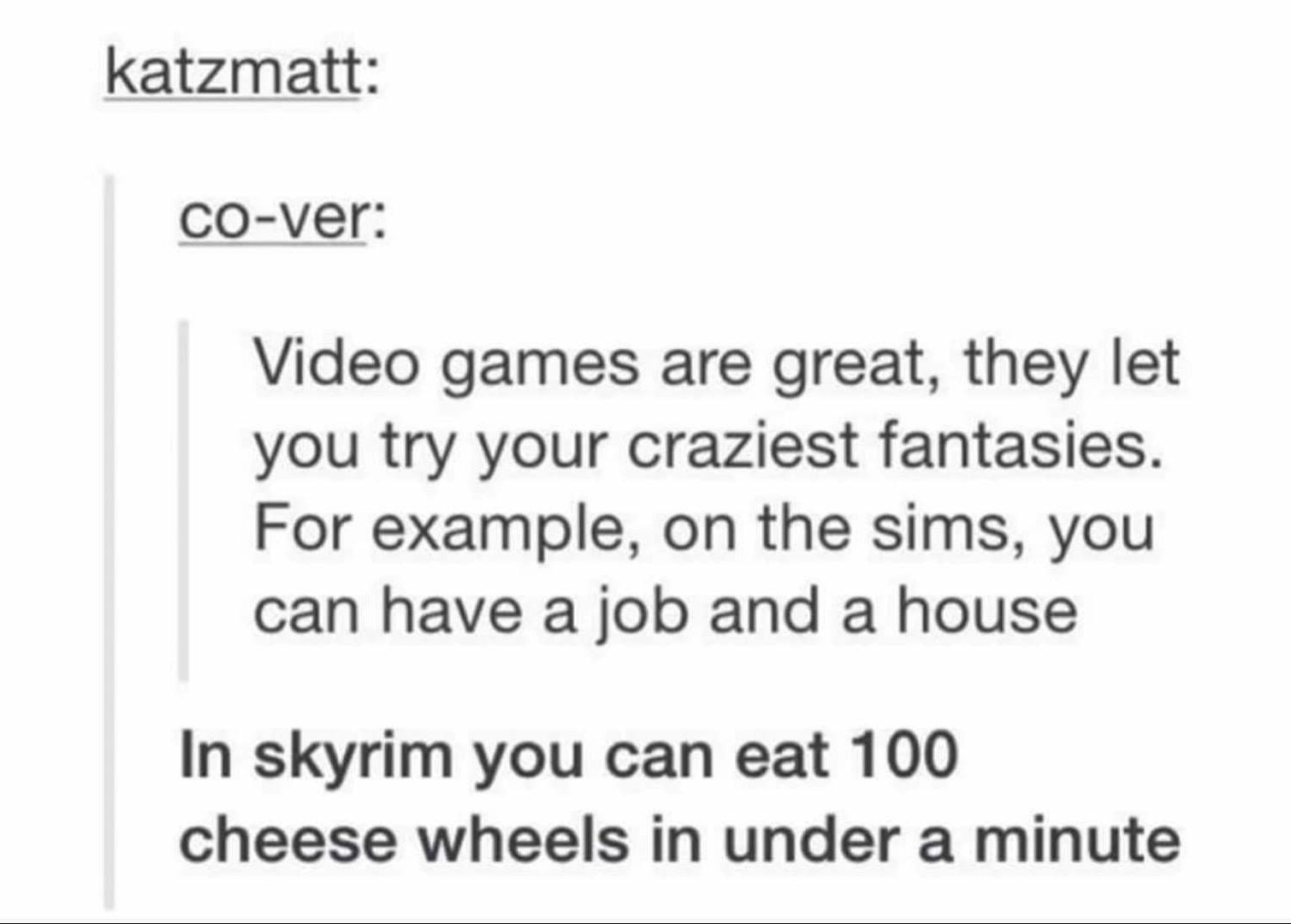 Yay cheese wheels - meme