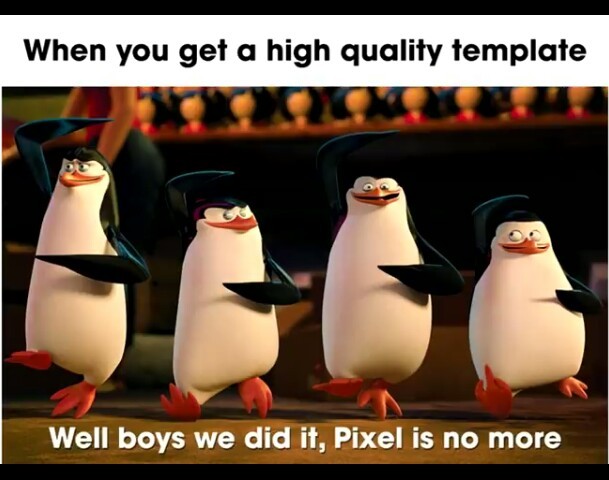 The more pixels there are, the less you see - meme