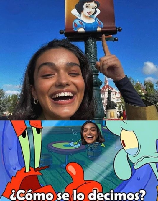 La blancanieves nueva de disney no la va a ver nadie por lo visto - meme