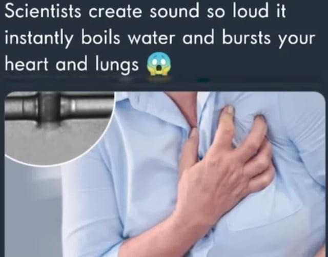 Scientists created a sound so loud it’s basically Thanos - meme