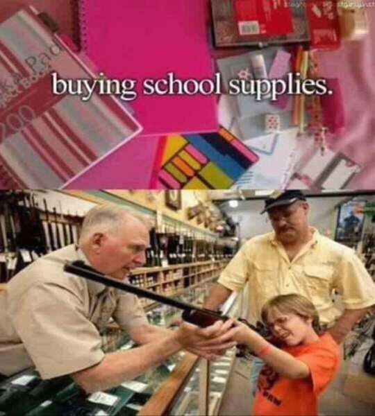 "comprando material escolar" - meme