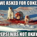 Pepsi was not okay.
