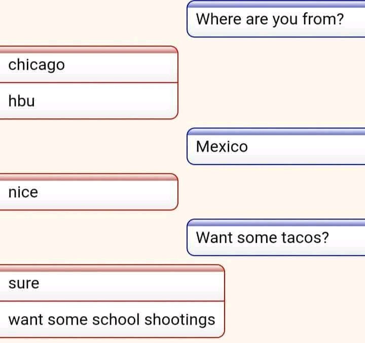 Tacos and quesadillas - meme