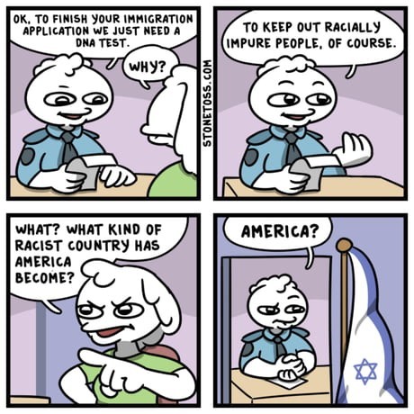 Isreal is only thing both the far left and right share the same opoin  on, kinda interesting. - meme