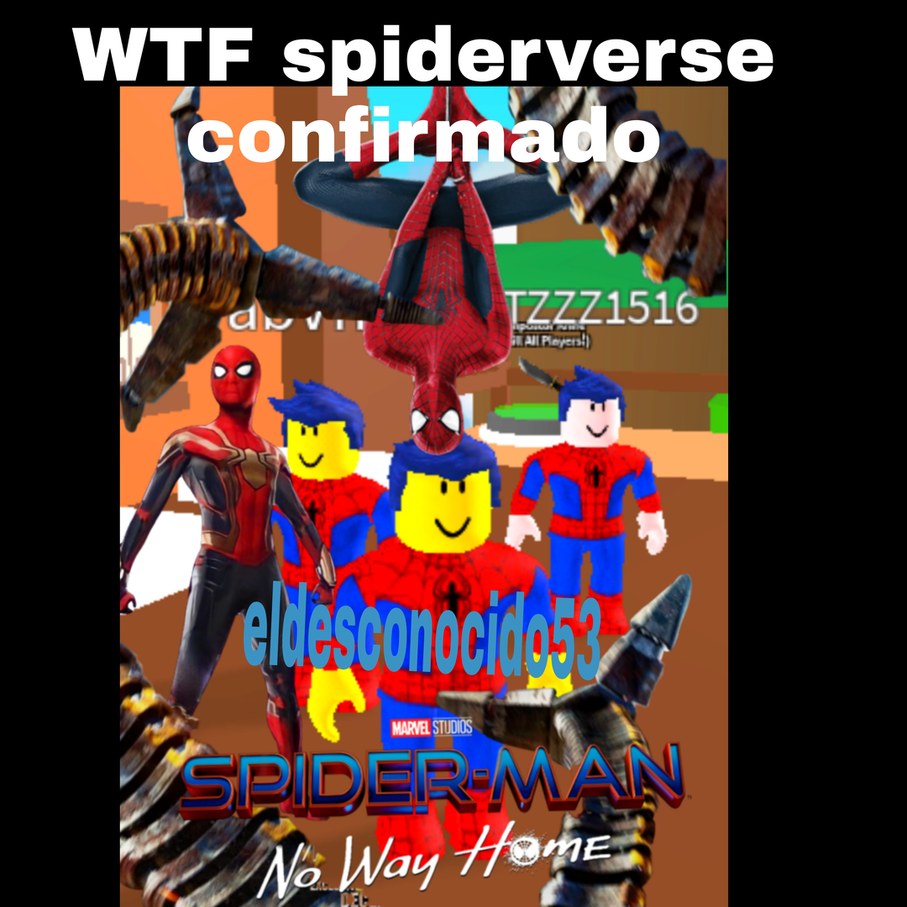 WTF spiderverse confirmado - meme