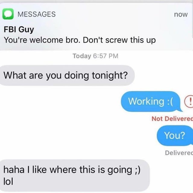 FBI guy always helping - meme