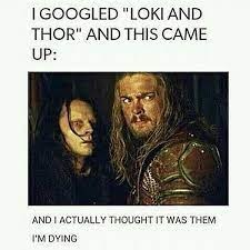 Googled Loki and Thor - meme