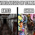Videojuegos de terror antes / ahora