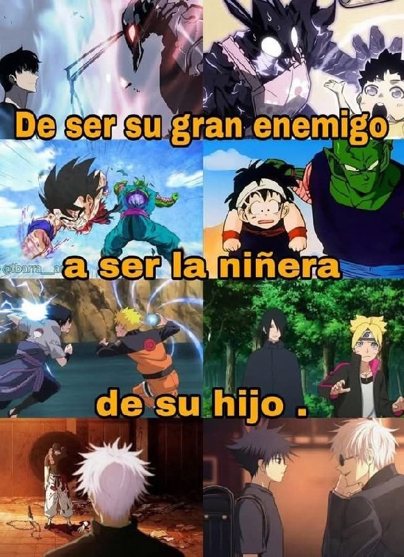 De ser su archienemigo a terminar de niñera de su hijo - meme
