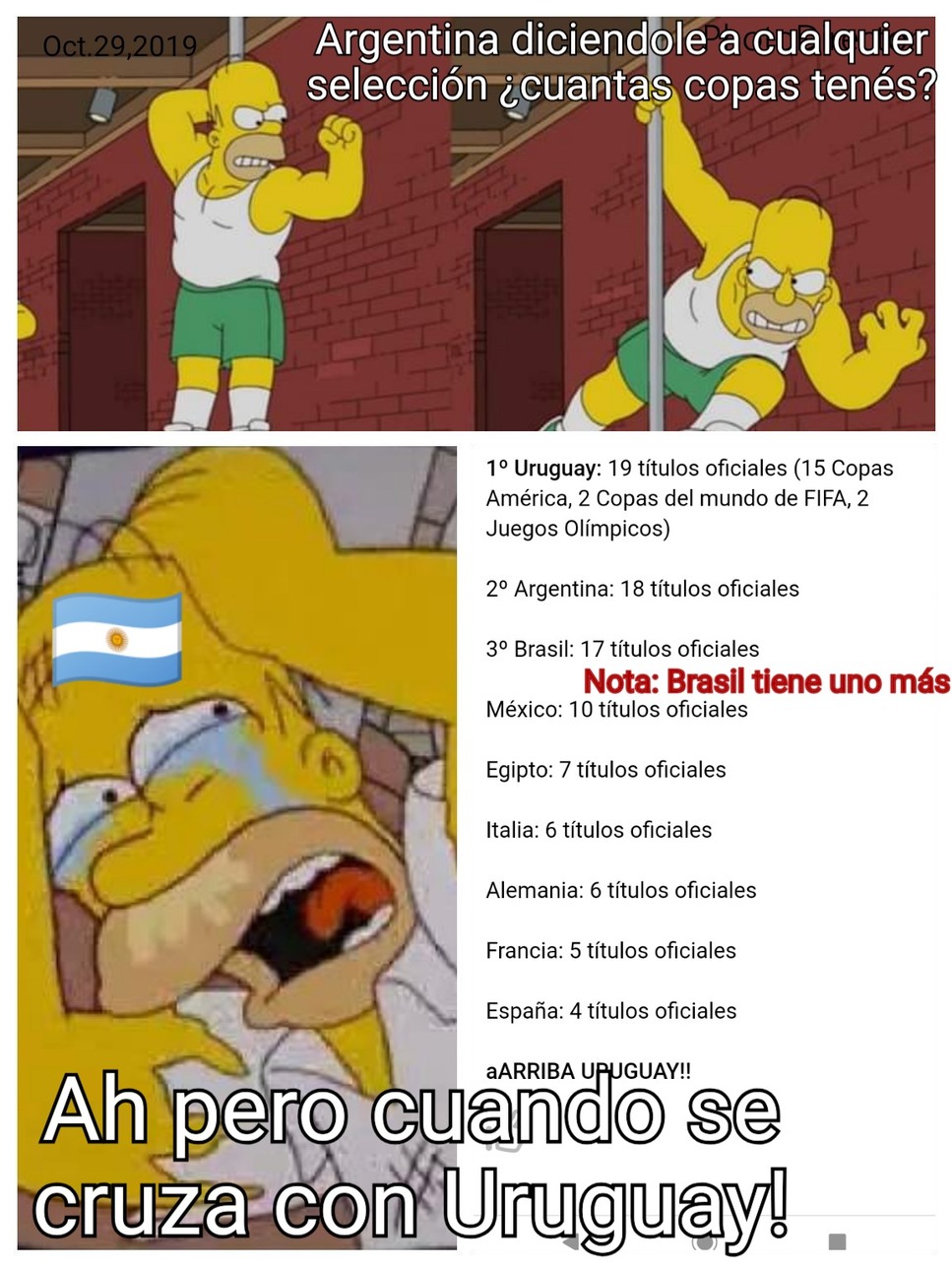 De un argentino para el mundo - meme