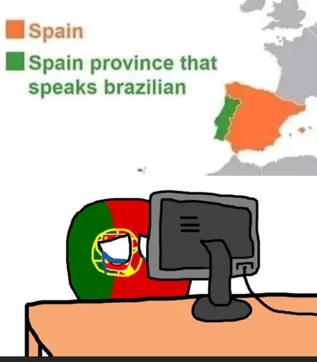 España vista por los gringos - meme