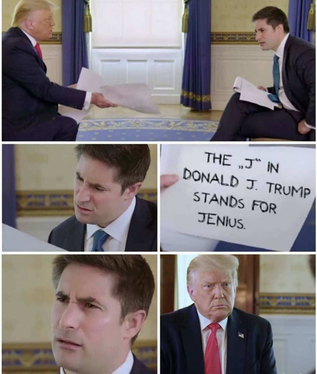 Trump is a cuck for jews - meme