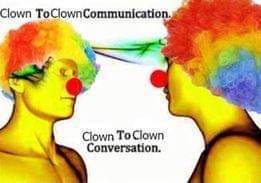 clown  to clown discuss - meme