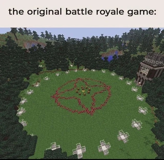 the original battle royale game - meme