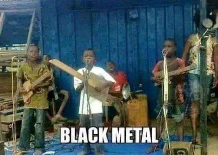 Negro metal - meme