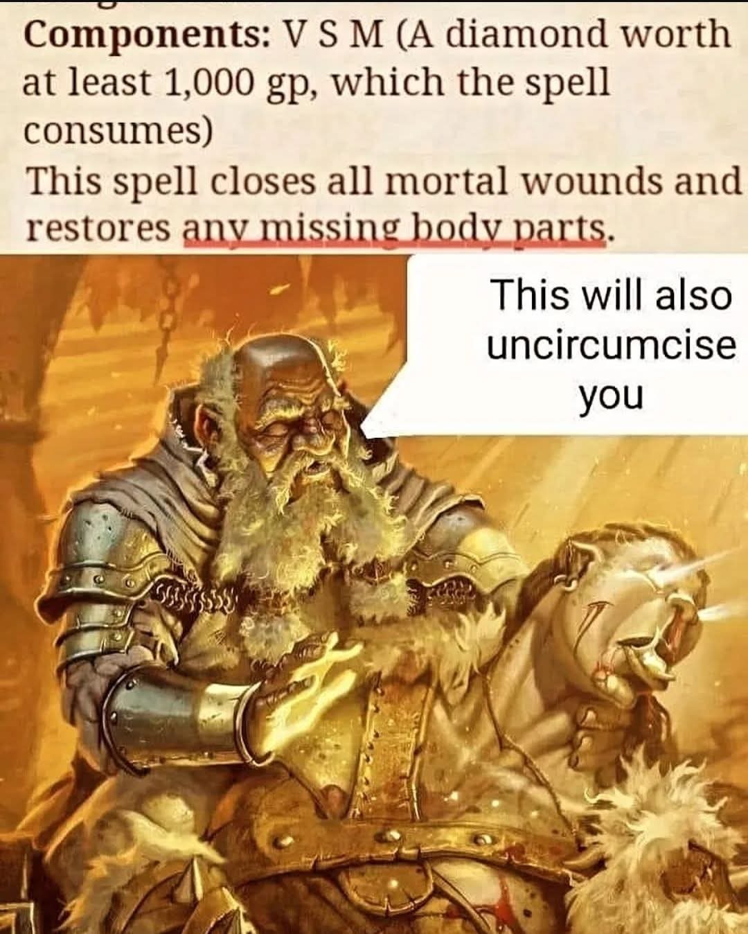 It grows back - meme