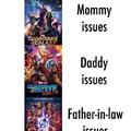 Starlord has family issues
