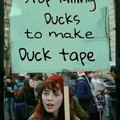Says the person who uses duck tape on everything