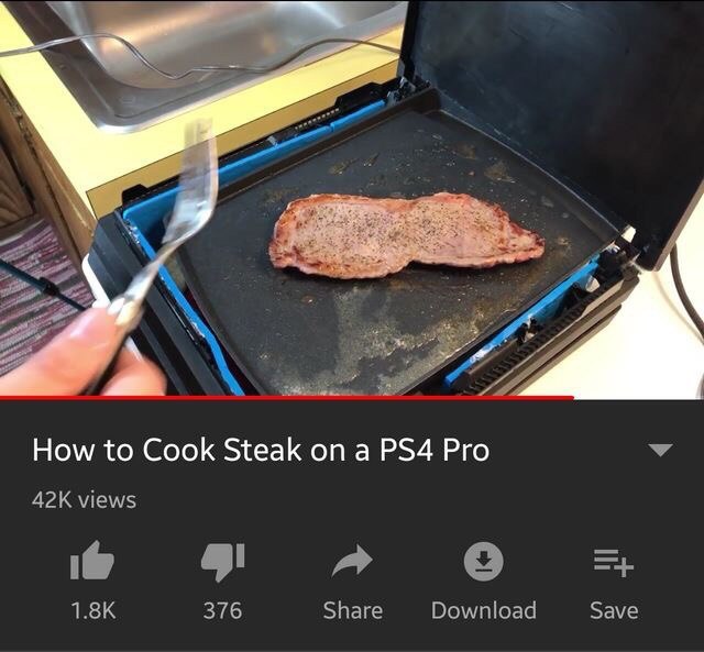 How real gamers cook - meme