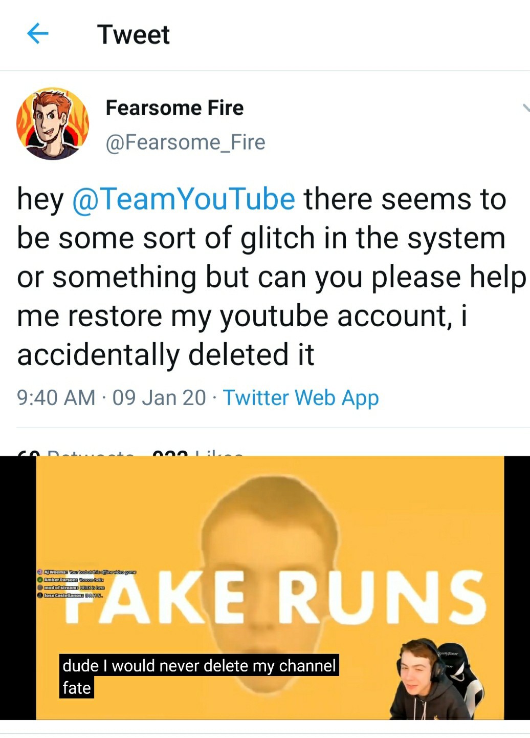 Sub to fearsomefire - meme