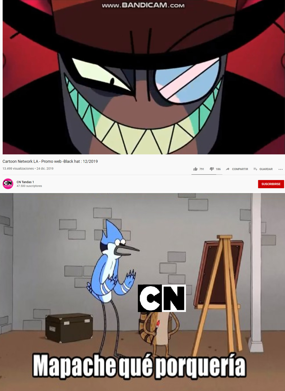 Cartoon Network cagandola como solo el puede - meme
