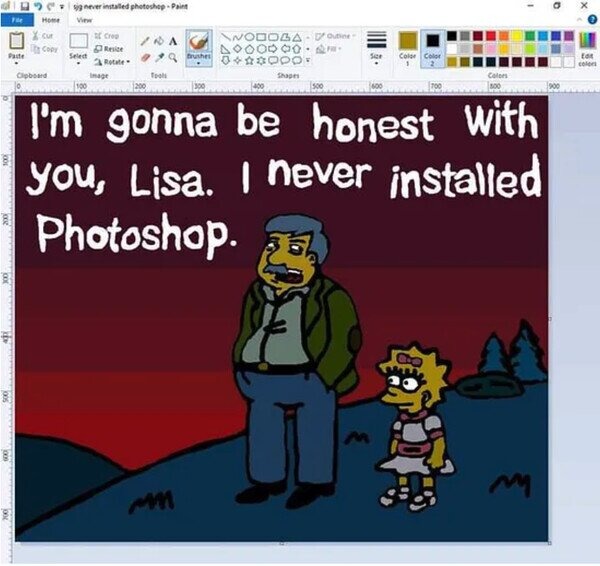 Te voy a ser sincero Lisa - meme