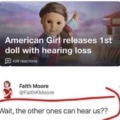 American Girl releases first doll with hearing loss