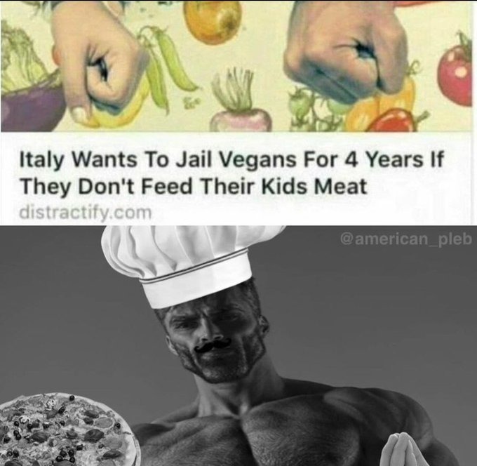 vegans in italy meme