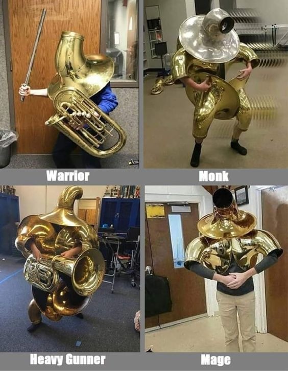 los guerreros trombones - meme