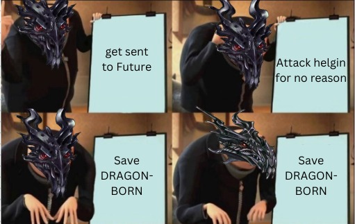dumb dragon - meme