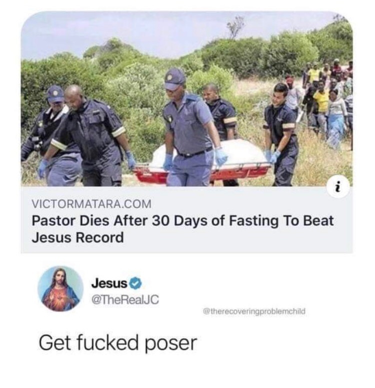 Jesus has set a world record - meme