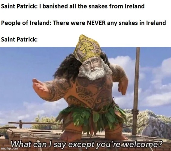 St Patrick's Day meme