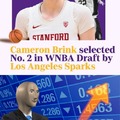 Cameron Brink WNBA DRAF meme