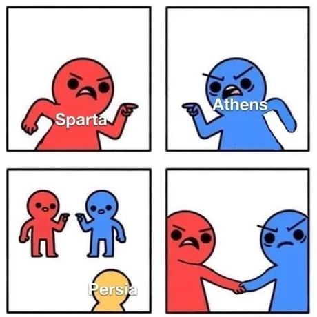 Spart and Athens meme